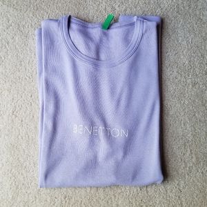 Benetton Slim Fit Short Sleeve T-shirt from Italy